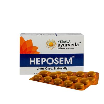 Kerala Ayurveda Heposem Tablet (Pack of 10 x 10's) - Speciality Medicines