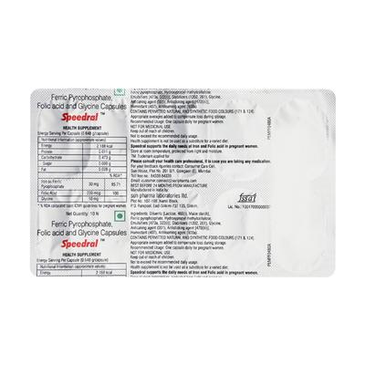 Speedral Capsule 10'S - Iron Supplement/Anaemia-Vma