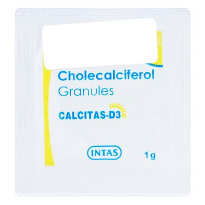 CALCITAS D3 Granules 1gm - Supplements-Vit