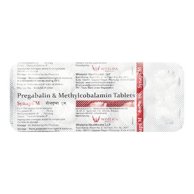 SYNAPS M Tablet 10's - Neuropathic Pain-Dru