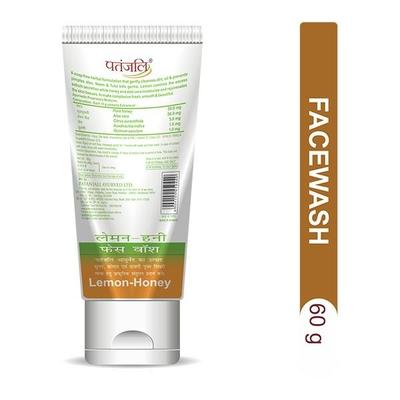 Patanjali Face Wash - Lemon Honey 60 gm - Face Wash & Cleansers