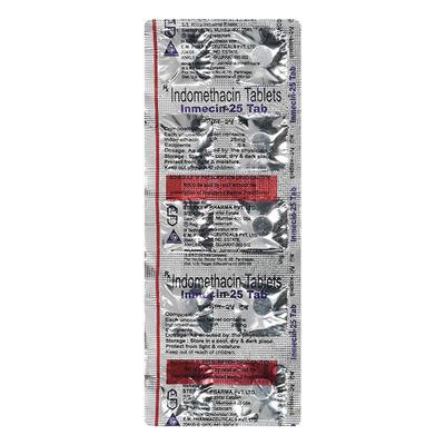 INMECIN 25mg Tablet 10's - Pain relief-Nsa