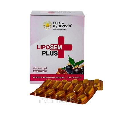 Kerala Ayurveda Liposem Plus Tablet 100's - Speciality Medicines