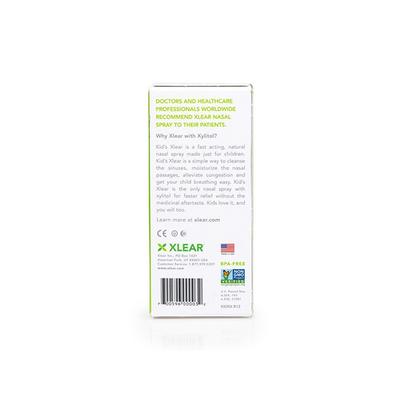 Xlear Kid's Natural Saline Nasal Spray for Sinus and Allergy Relief 22 ml - Nasal Decongestion