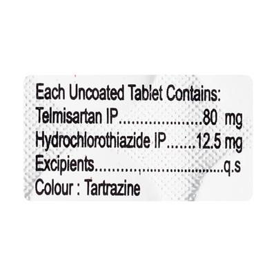 TELSYS H 80mg Tablet 10's - Hypertension-Ang