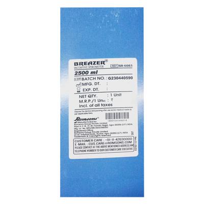 Romsons Breazer 2500 Incentive spirometer Exerciser (SH-6083) 1's - Respiratory Care