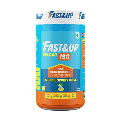 Fast&Up Reload Isotonic Energy Drink - Lemon Flavour 1000 gm - Workout Essentials