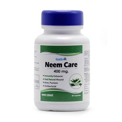 Healthvit Neem Care 400 mg Capsules 60's - Hair & Skin