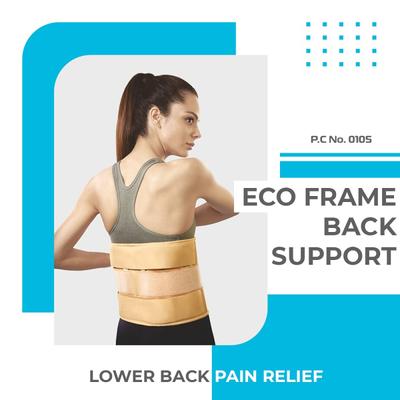Vissco Eco Frame Back Support (L) 1's - Abdomen/Neck/Arm/Elbow Supports