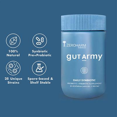 Zeroharm GutArmy Capsule 60's - Digestive Health
