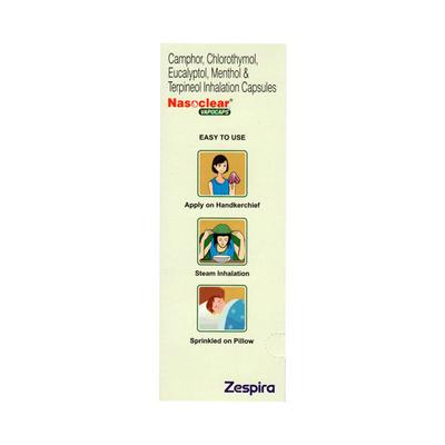 NASOCLEAR Vapocap 10's - Nasal Congestion-Nas