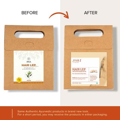 Jiva Ayurveda Hair Lep without Multani Mitti 100 gm - Personal Care (Ayush)