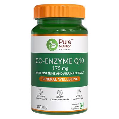 Pure Nutrition CoEnzyme Q10 175mg Capsules 60's - Co-Q