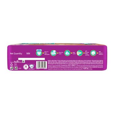 Pampers Active Baby Premium Taped Diaper Pants (M) 90's - Diapers & Wipes