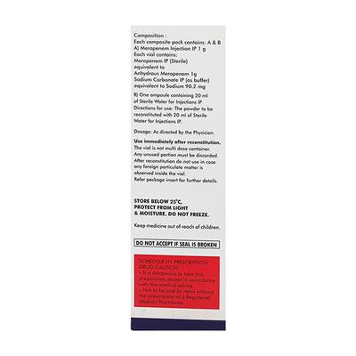 Micropenam 1gm Injection 1's - Bacterial Infections-OBL