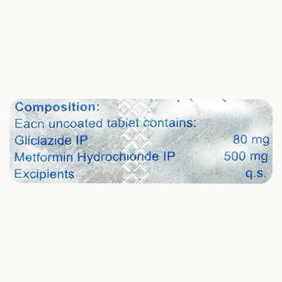 PRECLAZIDE M 80/500mg Tablet 10's - Diabetes-Ant
