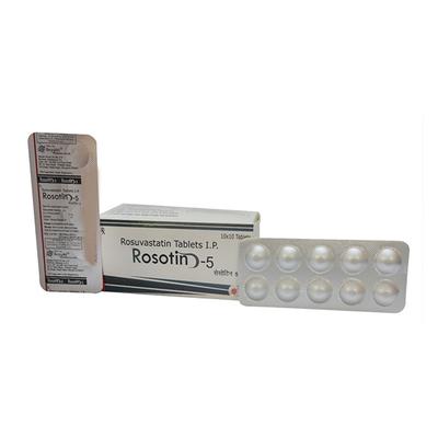 ROSOTIN 5 Tablet 10's - High Cholesterol-Dys