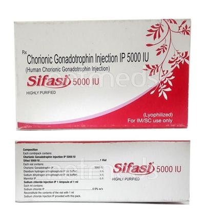 Sifasi 5000IU Injection 1's - Hormonal Therapy-Tro