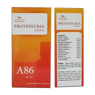 Allen A86 Proteinuria Drops 30 ml - Homeopathic Drops