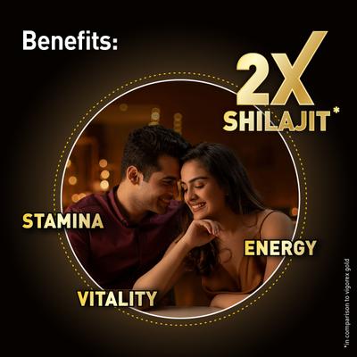 Zandu Vigorex Shilajit Gold Capsule 10's (Free 2-Capsules) - Sexual Healthcare