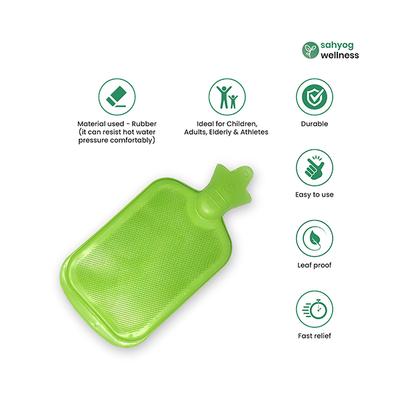 Sahyog Wellness Hot Water Bottle/Bag - Green - Hot Water Bags