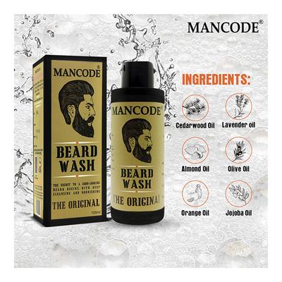 Mancode Beard Wash Gel - The Original 100 ml - Beard Wash