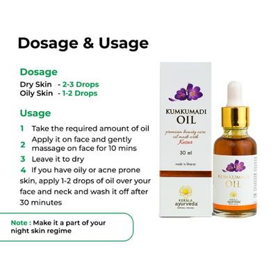 Kerala Ayurveda Kumkumadi Oil 30 ml - Face Oils