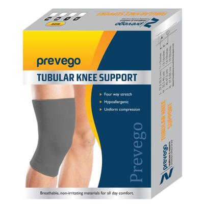 Prevego Tubular Knee Support - Grey (XXL) 1's - Knee/Ankle/Leg/Foot Supports