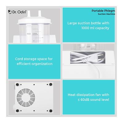 Dr. Odin Portable Phlegm Suction Unit (H003-B) - Surgical Consumable
