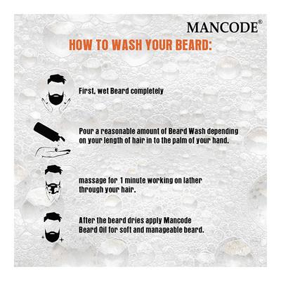 Mancode Beard Wash Gel - The Original 100 ml - Beard Wash