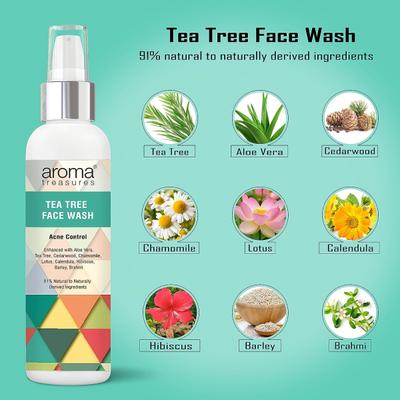Aroma Treasures Total Confidence Kit (Face Wash, Gel & Night Serum) - Facial Kits