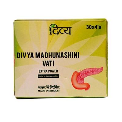 Patanjali Divya Madhunashini Vati Extra Power Tablet (Pack of 4 x 30's) - Diabetes Care (Ayush)