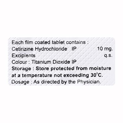 Cope 10mg Tablet 10'S - Allergies-Ant
