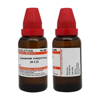 Dr.Willmar Schwabe Gelsemium Sempervirens 30CH Liquid 30 ML - Dilutions