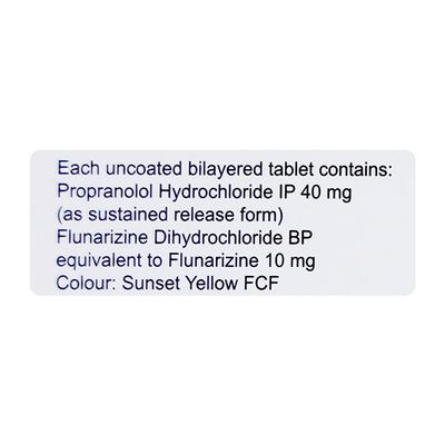 Provanol Plus 10mg Tablet 10'S - Migraine