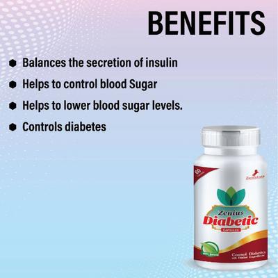 Zenius Diabetic Capsule 60's - Diabetes (Fitness)