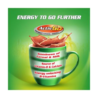 Nestle Milo Activ Go Health Drink Powder 250 gm (Refill Pack) - Kids Nutrition