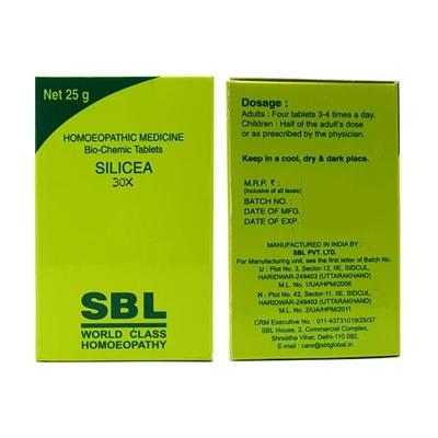 SBL Silicea 30X Tablet 25 gm - Bio-Chemic