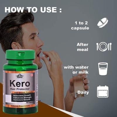 Cipzer Kero Hair Protector Capsule 60's - Hair Treatment