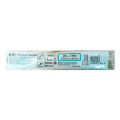 BD Whitacre Needle (25G x 3.50IN) (0.50mm x 90mm) (405129) 1's - Surgical Instruments