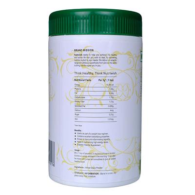 Nutriwish Wheat Grass Powder 100 gm - Herbal Dietary Supplement