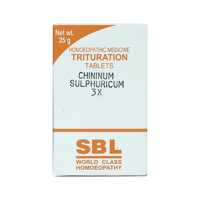 SBL Chininum Sulphuricum 3X Tablet 25 gm - Bio-Chemic