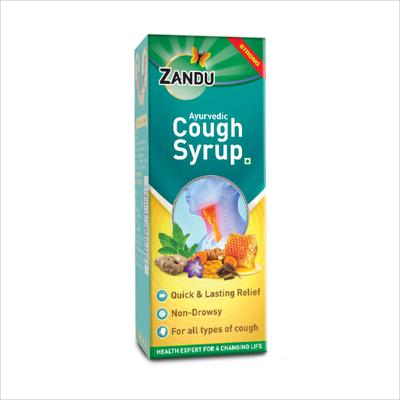 Zandu Ayurvedic Cough Syrup 100 ml - Cough & Cold (Ayush)