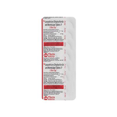 L Mon Day Tablet 10'S - Allergies-Ant