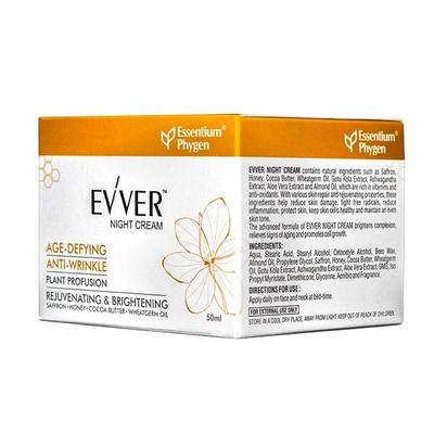 Evver Age-Defying Anti-Wrinkle Night Cream 50 ml - Dark Circle & Wrinkle Busters