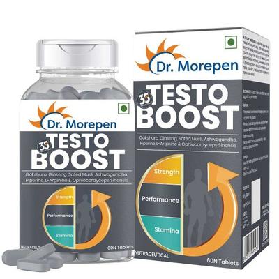 Dr. Morepen Testosterone Booster Tablet - Men 60's - Sexual Care