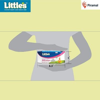 Little's Soft Cleansing Baby Wipes (Lid Pack) 80's - Diapers & Wipes