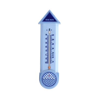 Hicks Hut Shape Wall Type Room Thermometer (L) - Thermometer & Oximeter