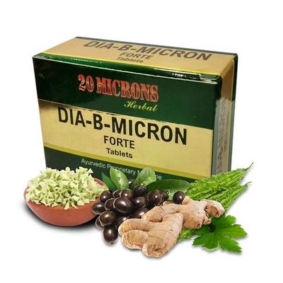 20 Microns Herbal Dia-B-Micron Forte Tablet 30's - Diabetes Care (Ayush)