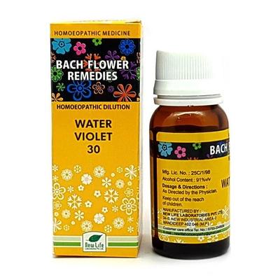 New Life Bach Flower Water Violet 30 Liquid 30 ml - Dilutions